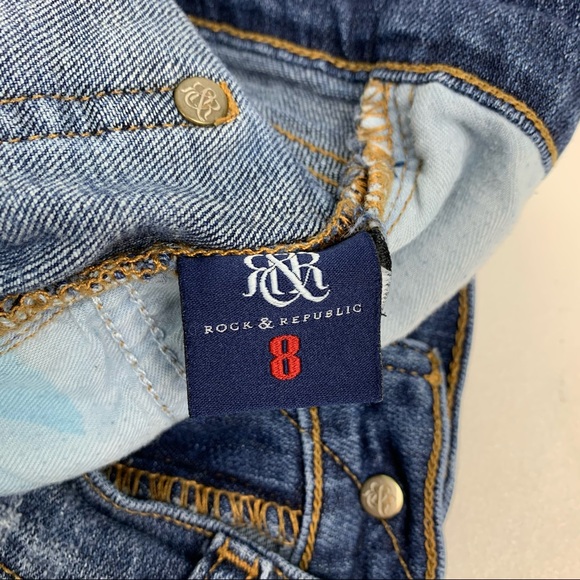 Rock & Republic Women’s Distressed Denim Shorts 8 - Picture 6 of 6